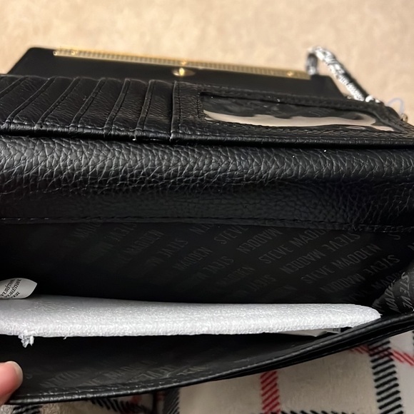 Steve Madden black and white logobar trifold - Picture 5 of 6